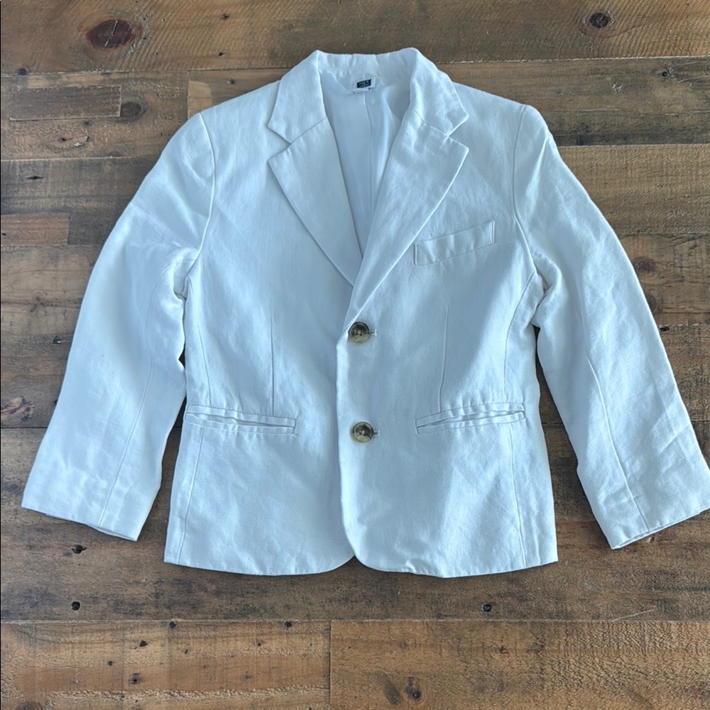 Janie and Jack White Blazer Classic Style